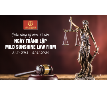 CHÚC MỪNG KỶ NIỆM 13 NĂM THÀNH LẬP CÔNG TY LUẬT TNHH AN ÁNH DƯƠNG